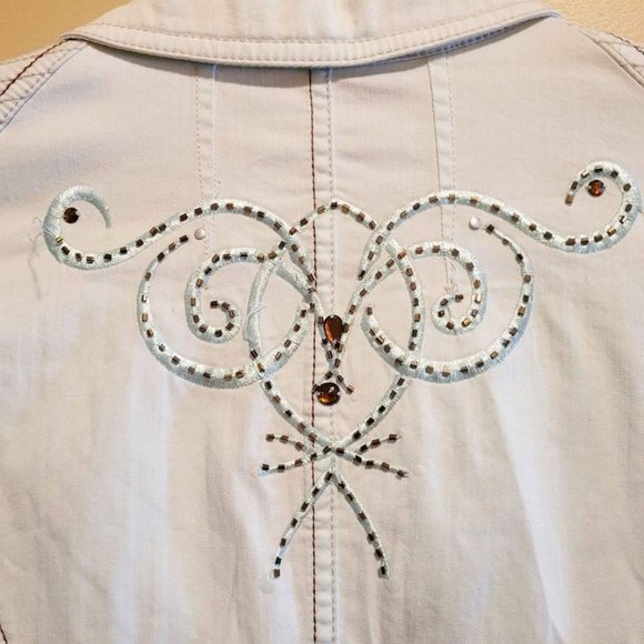 Ladies' Pale Green Lightweight Jacket (Size Small) - Picture 3 of 6